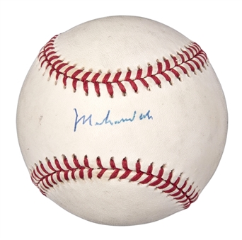 Muhammad Ali Autographed ONL Coleman Baseball (PSA/DNA)